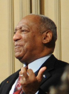 Bill Cosby speaking at Riverside Church, New York City, in 2010