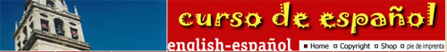Learn Spanish free online from the Curso de Espanol.