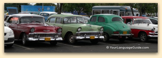 Old Cars in Havana, Cuba.