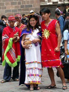 Costumed Parade Couple