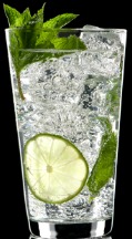 A tall mojito