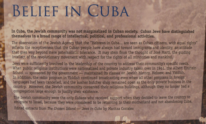 Sentiment toward Cuban Jews, Havana, Cuba
